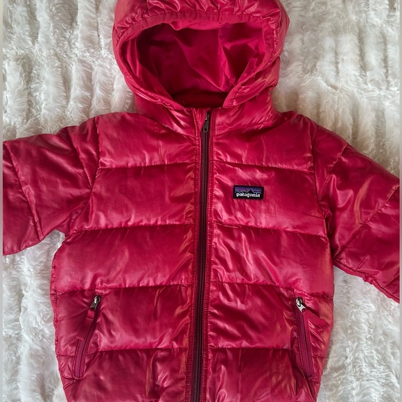 Hot Pink Patagonia Toddler Down Puffer Jacket - Picture 1 of 8